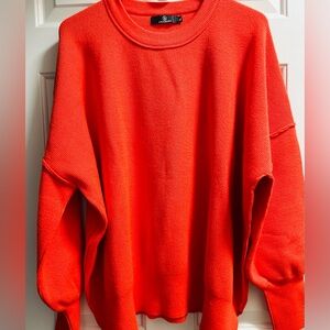 Orange sweater!